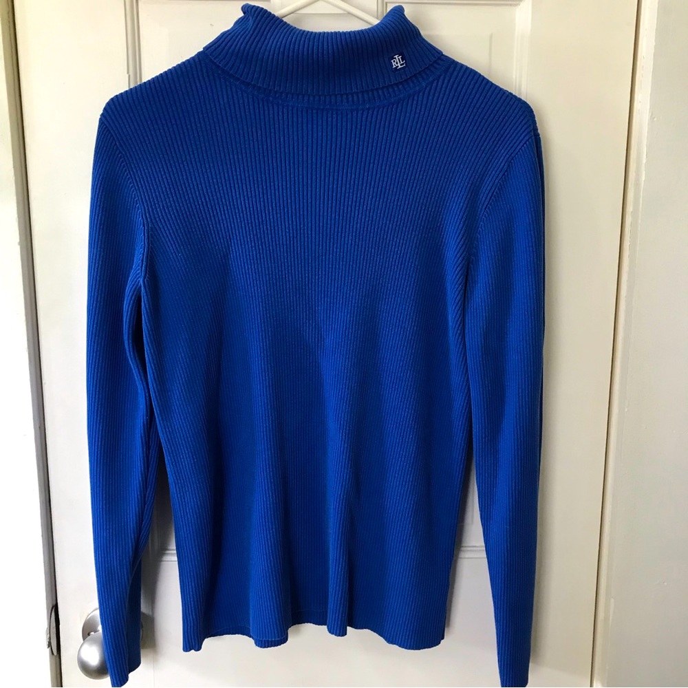 Ralph Lauren- Women’s Y2K Royal Blue Sweater. Size XL